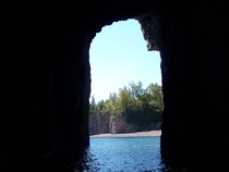 Taken from my kayak Lake Superior sea cave Tettegouche State Park MN 