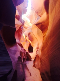Taken in Lower Antelope Canyon Page AZ Every picture taken here is a great picture 
