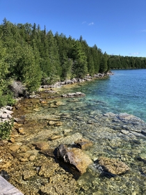 Taken in Tobermory Ontario  It was such a beautiful sight 