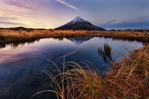Taken on  July  After  hours severe storm on  July it was a peaceful morning at Mount Taranaki with a gentle breeze under moonlight by Yan Zhang 