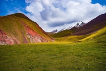 Taken while hiking near Lenin Peak  metres Kyrgyz nature is fascinating Alai valley Kyrgyzstan 