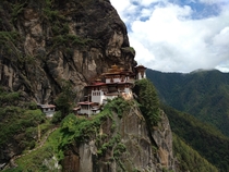 Taktsang Palphug Monastery Tigers Nest monastery Upper Paro Valley Bhutan Cellphone picture 