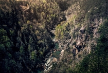 Tallulah Gorge in Tallulah Falls Georgia 