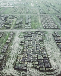 Tank graveyard in Siberia