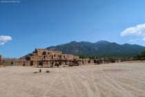 Taos Pueblo in New Mexico United States 