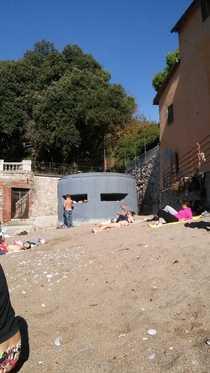 Tellaro La Spezia WW II Abandoned small bunker