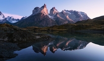 Tender morning at Torres del Paine NP Chile 