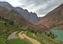 Terraced agriculture in the Yangtze River Valley Yunnan 