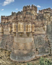 th century Castle of Coca in central Spain