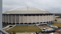 The abandoned Houston Astrodome
