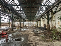 The abandoned Krupp steel factory in Germany 