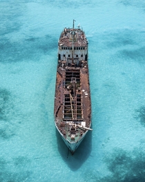 The abandoned La Famille Express ship Turks and Caicos OC ryancline