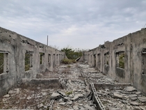 The abandoned military camp in Penghu Taiwan
