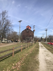 The abandoned mill in Leonard Michigan