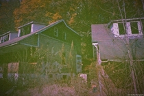 The abandoned neighborhood of Lincoln Way in Clairton Pennsylvania The expired film I used adds to the aesthetic