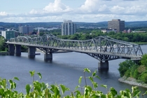 The Alexandra Bridge over the Ottawa River 