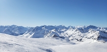 The amazing view from one of my favourite ski resorts in France Val dIsre France 