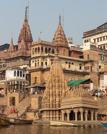 The ancient city of Varanasi In India