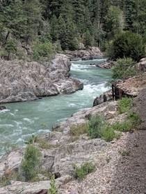 The Animas River between Durango and Silverton CO 