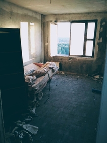 The apartment in Pripyat abandoned people