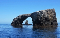 The Arch rock Anacapa Islands California USA 