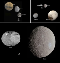 The asteroid belt is always portrayed as being a place where giant rocks are crashing into one another but in reality theyre very far apart from each other If you were standing on one you probably wouldnt see another in the sky The  largest are Ceres and 