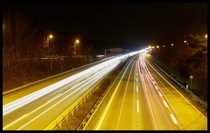 The Autobahn at night - 
