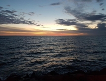The Bass Strait at sunset