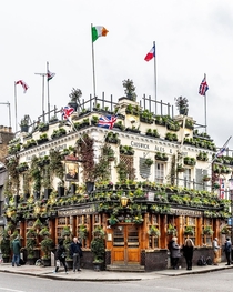 The beautiful pub in London Kensington x
