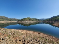 The beautiful reflection of nature San joaquin river CA 