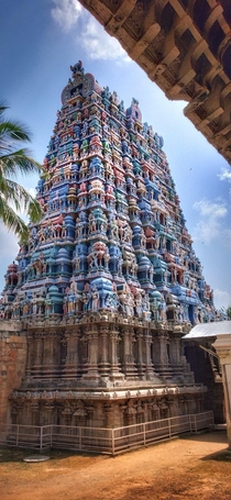 The Beautiful Vaikuntanathar Temple at Srivaikuntam India
