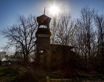 The bell tower is all that remains of this small Missouri church OC