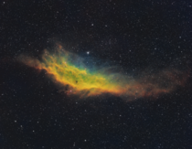 The California Nebula in SHO 
