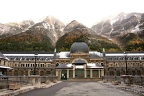 The Canfranc International Station on the Spanish-French border