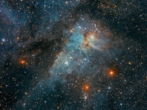 The Carina Nebula in Near Infrared  Photographed by Rolf Wahl Olsen