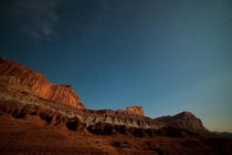 The Castle and the stars - Capitol Reef NP Utah USA 