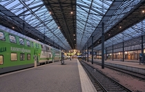 The Central Railwaystation in Helsinki Finland 