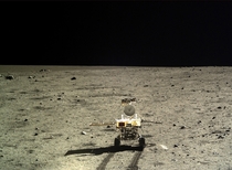 The chinese lunar rover Yutu starting its mission 