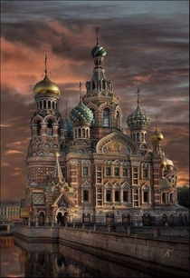 The Church of the Savior on Spilled Blood Saint Petersburg Russia Architect Alfred Alexandrovich Parland 