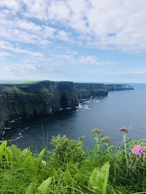 The Cliffs of Moher Ireland What a day for it x 