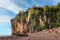 The cliffs of Palisade Head on Lake Superior in Minnesota 