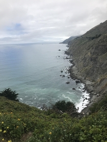 The coast of California  x  