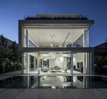 The Concrete Cut a modern house in Ramat Gan Tel Aviv District Israel 