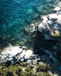 The crystal blue water of Lake Tahoe California  IG mvttmic
