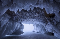 The Crystal Maw Wisconsins Lake Superior ice caves Photo by Alex Noriega