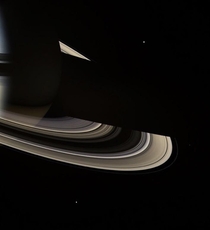 The dark side of Saturn The view from from the Cassini spacecraft