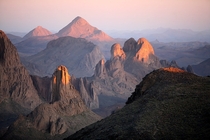 The Desolate and Remote Ahaggar Mountains of Algerias Sahara  by Kami Kazreepa 