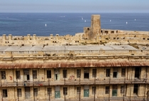 The  disused rooms at Fort St Elmo Malta