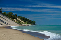 The dunes of Central Beach Indiana Dunes National Lakeshore 
