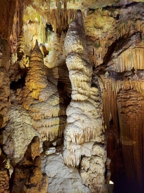 The earth slowly flows beneath our feet Luray Caverns VA USA 
